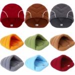 Cozy Plush Dog & Cat Winter Bed - Warm Sleeping Bag Cave - Image 3