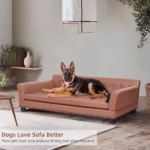 Pet Sofa Bed: BingoPaw Waterproof Sofa-type Dog Bed Pet Snuggle Lounge Bed with Removable Cushion - Image 2