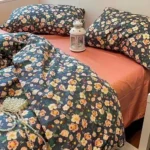 Korean Style Bedding Set Boys Girls Twin Queen Size Duvet Cover Flat Sheet Pillowcase Bed Linens Kids Adult Fashion Home Textile - Image 4