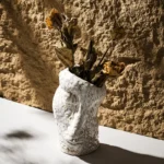 OasinHigh-end Creative Vase Abstract White Face Nordic Contemporary Art Ikebana for Fresh Flower Pampas Grass Home Decoration - Image 2