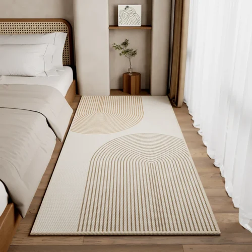 Wabi-Sabi Anti-Slip Japanese Rug: Washable, Thick & Cozy