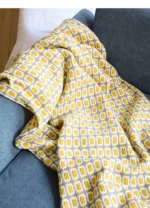 Nordic Sofa Blanket Knitted Shawl Blanket Autumn Winter Home Decor Office Nap Bedspread Warm Bed Tail Cover Soft Nap Blanket - Image 2
