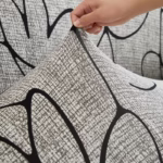 Colorful Knit Sofa Cover with Skirt for Full Coverage Comfort - Image 3