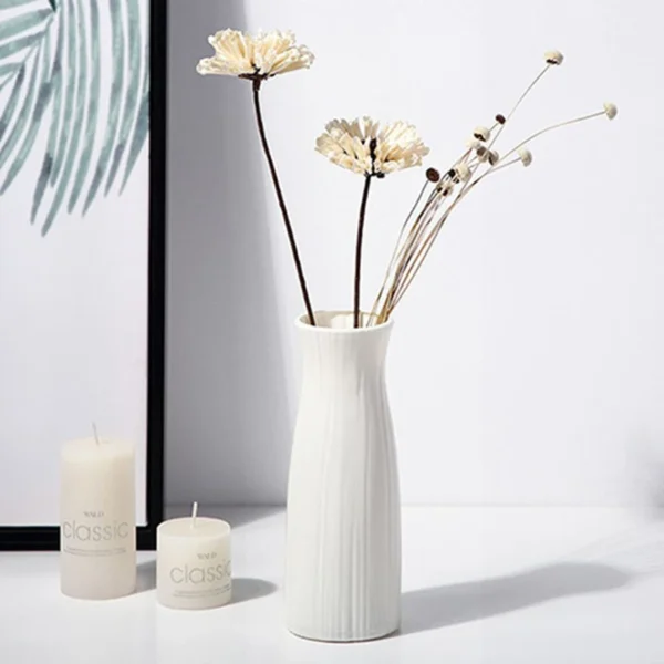 Plastic Vase Imitation Ceramic Flowers Pots Wedding Home Outdoor Garden Table DIY Gift Festival Party Courtyard Decor HotSelling