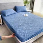 Waterproof Mattress Protector Thicken Fitted Bed Sheet Breathable & Noiseless Mattress Pad for Twin/Double/Queen/King Size Beds - Image 2