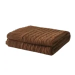 Luxuriously Soft Cotton Knit Blanket for Cozy Home Comfort - Image 4