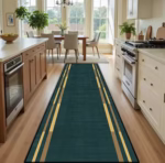 Kitchen Long Runners Carpet Living Room Decoration Corridor Non-slip Rugs Bedroom Doorway Passageway Mat Washable Customizable - Image 2