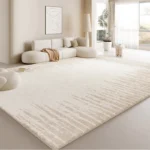 Cream Style Rugs for Bedroom Thick Washable Lounge Floor Mat Large Area Living Room Decoration Plush Carpet Home Fluffy Soft Rug - Image 3