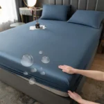 WOSTAR Waterproof mattress protector cover queen king size double bed bedspread elastic fitted sheet bed protection pad 90/180cm