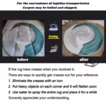 Custom Modern Polyester Rug: Washable, Anti-Slip & Vibrant! - Image 6