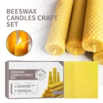 10pcs Natural Beeswax Candles Handmade No Fragrance No Additives Luxury High-End Candles For Candlelight Dinner Wedding Ceremony - Image 2