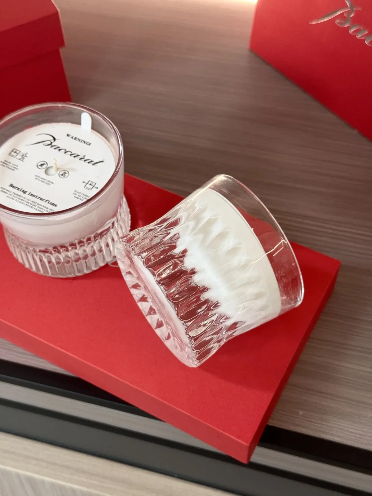 Luxury Gifts Home Decoration Aromatherapy Fragrance Candles Container Resembling Artwork Vertical Diamond Patterned Glass - Image 4