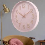 12 Inch simple Artistic Style Wall Clock Non-ticking Wall Clock for Office Hotel Shops Cafe Decor living room sending friend - Image 6