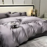 Svetanya Pure Egyptian Cotton Bedding Sets Bed Linens Solid Color Sheet Pillowcase Duvet Cover Queen King Underwear - Image 3