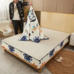 Waterproof Mattress Cover Custom Size Fitted Sheet Dust-proof Mattress Protector Six-Sided All Inclusive With Zipper Bed Cover - Image 5