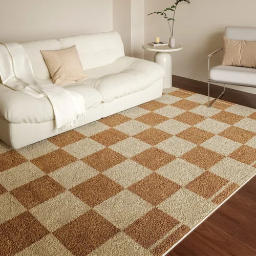 Chic French-Inspired Plush Area Rug for Cozy Living Spaces