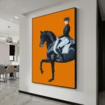 Modern Nobility Equestrian Poster Prints For Living Room Home Decor Contemporary Horse Riding Canvas Painting Wall Art Mural - Image 4