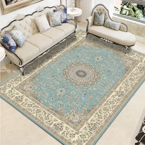 Elegant Persian Area Rug for Modern Chinese Living Spaces