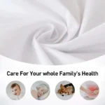 Waterproof Fitted Sheet Bedding Cover Bed Cloth Solid Color Mattress ,Soft Breathable Noiseless Bed Cover Deep Pocket Large size - Image 5