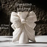 OasinNordic Bow Ceramic Vase Retro Minimalist Centerpiece Wall Shelf Decoration Accessories Coffee Table Decor Home Living - Image 5