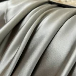 Oasin Luxury satin rayon bedding set four-piece set summer solid duvet cover bed sheet and pillowcase twin full queen king size - Image 3