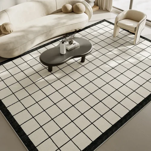 Cozy Nordic Plush Area Rug - Soft Luxury for Living Spaces