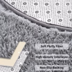 Plush Rugs Round Carpet For Living Room Sofa Foot Pad Fluffy Soft Kids Bedroom Cushion Balcony Hanging Basket Mat - Image 5