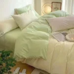 Korean Style Bedding Set Boys Girls Twin Queen Size Duvet Cover Flat Sheet Pillowcase Bed Linens Kids Adult Fashion Home Textile - Image 5