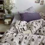 Korean Style Bedding Set Boys Girls Twin Queen Size Duvet Cover Flat Sheet Pillowcase Bed Linens Kids Adult Fashion Home Textile - Image 6