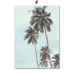 Beach Surfers Coconut Tree Car Canvas Painting Nordic Surf Posters And Prints Wall Art Pictures For Living Room Home Decor - Image 5