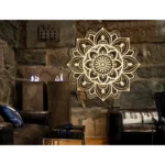 1 pc Metal Wall Art Moroccan Decoration to Enhance Your Living Room with Indian and Mandala Design Stylish Home Accent Piece - Image 4
