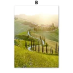 Spring Scenery Flower Green Vegetation Posters and Prints Canvas Painting Modern Wall Art Pictures for Living Room Home Decor - Image 5