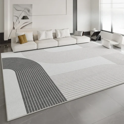 Chic Water-Resistant Large Living Room Area Rug for Cozy Style