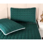 WOSTAR Quilted mattress protector cover soft bedspread couple 2 people luxury double bed elastic fitted sheet bed protection pad - Image 5