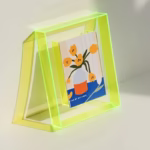5 Inch Colorful Acrylic Photo Frame Box, DIY Poster Mounting Display Stand, Creative Picture Message Board Holder - Image 5
