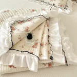 Bonenjoy Bed Cover Quilted Bedsheet Singe/Double Bedspread Floral Style Mattress Protector Soft Sheets cubrecama (No Pillowcase) - Image 6