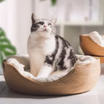 Pet BedKennel Cat Mat Dog Beds Sofa Bamboo Weaving Four Season Cozy Nest Baskets Waterproof Removable Cushion Sleeping Bag - Image 4