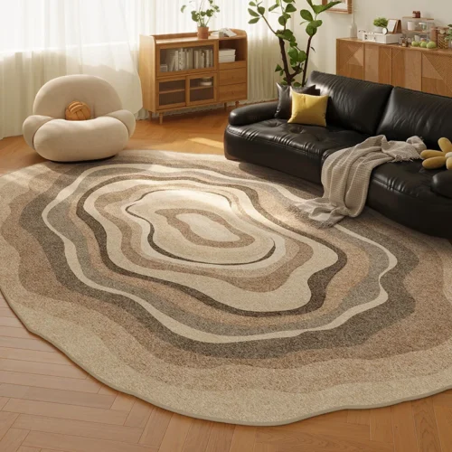 Vintage-Inspired Plush Rugs for Cozy Living Spaces