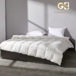 Goodnight Kiss Summer Duvet Insert 100% White Duck Down Comforter Ultra Soft Lightweight Hypoallergenic Washable Blanket - Image 2