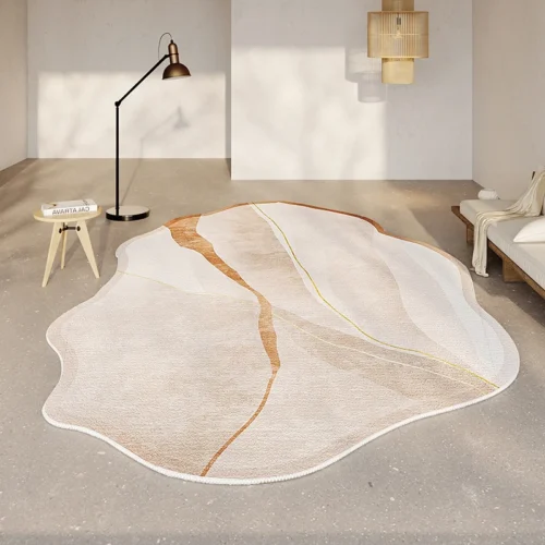 Elegant Japanese-Inspired Thick Carpet for Cozy Living Spaces