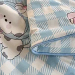 High-quality Cartoon Summer Cooling Blanket for Bed Double Side Ice Silk Air Conditioning Comforter Soft Cool Feeling Silk Duvet - Image 6
