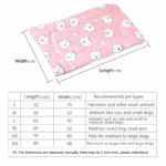 Thicken Cat Mat Breathable Flannel Cat Sleeping Mat Soft Dog Cushion for Small Dog Winter Warm Cat Blanket - Image 6