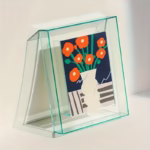 5 Inch Colorful Acrylic Photo Frame Box, DIY Poster Mounting Display Stand, Creative Picture Message Board Holder - Image 4