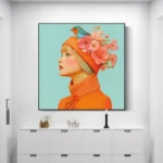 Mirjam Duizendstra's Artwork Surrealism Color Art Posters Prints Mysterious Aesthetic Woman Portrait Canvas Painting Home Decor - Image 5