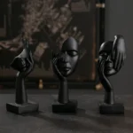 European crafts ornaments simple abstract figure sculpture office living room sculpture art decorations - Image 4