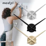 MCDFL DIY Large Wall Clock Metal Mechanic Accessories Models Motor Extra Long Hands Decorated Home Decor Items Interior Design