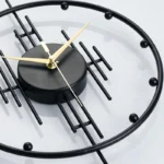 1pc Modern Minimalist Metal Creative Home Decor Wall Clock, Battery Powered Clock For Living Dining Room And Office Wall Decor - Image 6