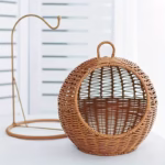 Luxury Fruit Basket Cat Hammock bed Hand Woven Storage Basket Comfortable Heavy Carton Packaging Not Easy To Damage for Pets Box - Image 4