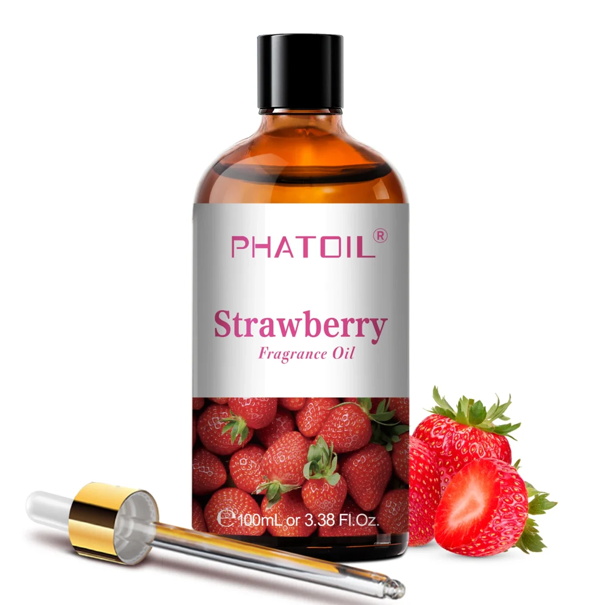PHATOIL 100ml Aromatherapy Fragrance Oil Coconut & Vanilla Strawberry Cherry 2PCS/1PCS Aroma Oils For Diffuser Candle Making - Image 3