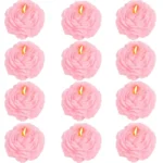 12Pcs Peony Scented Candle Flower Aromatic Candles Paraffin Wax Aromatic Candle Wedding Gift Party Home Valentine Gift